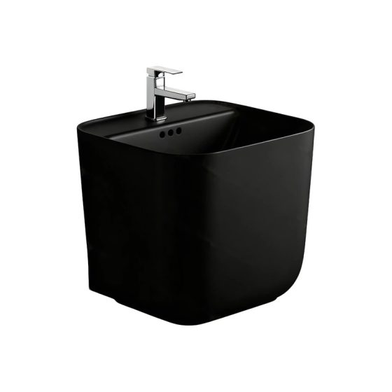 LT-5100-M-BL black wall-hung-basins