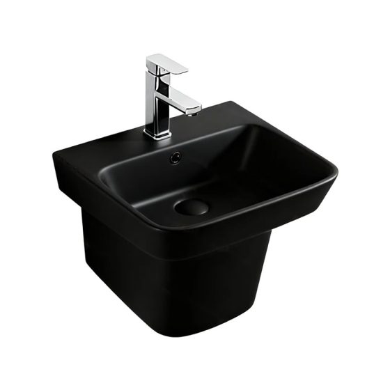 LT-5110-M-BL black wall-hung-basins