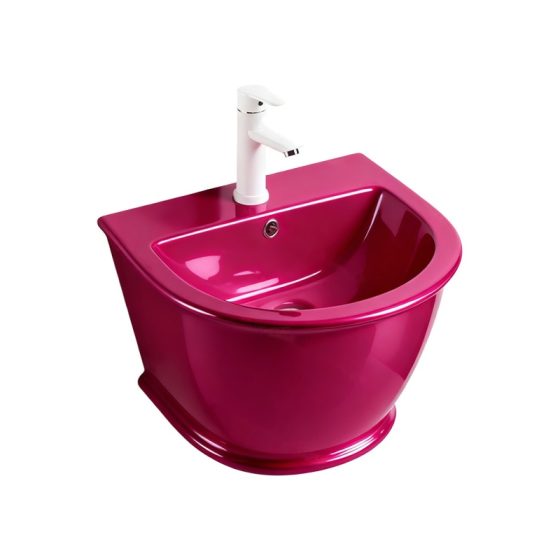 LT-5114-CG-PR colored wall-hung-basins
