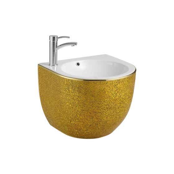LT-5129-CGB-PGW gold wall-hung-basins