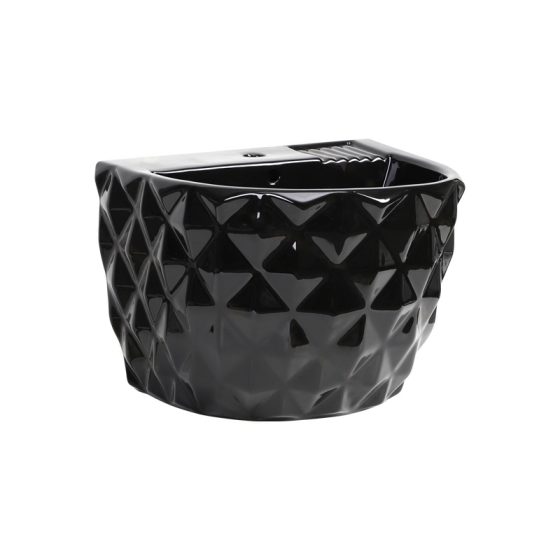 LT-5139-CG-BL black wall-hung-basins