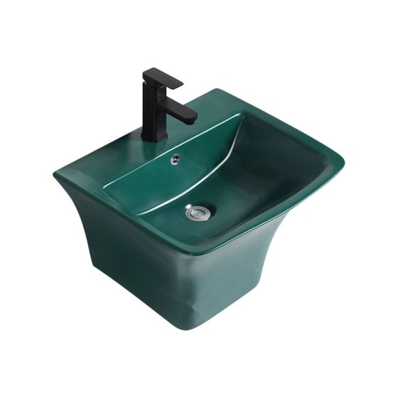 LT-514-M-BG colored wall-hung-basins