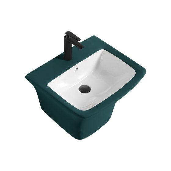 LT-514-M-BGW colored wall-hung-basins