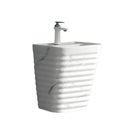 LT-5145-DP-2 patterned wall-hung-basins