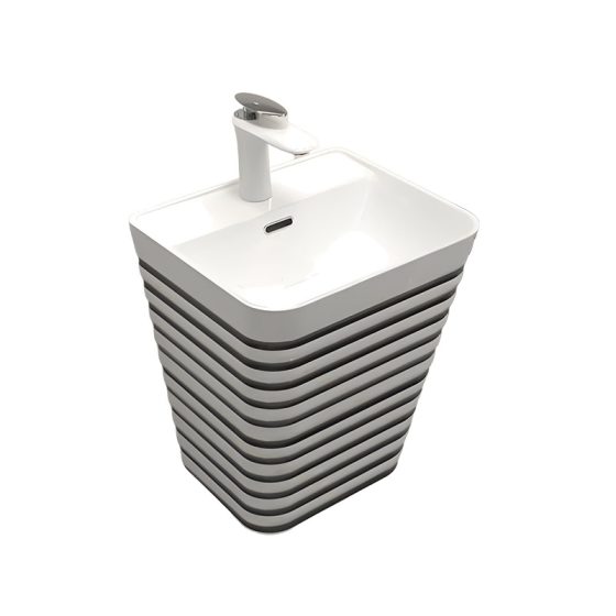 LT-5145-GI-WSBL patterned wall-hung-basins