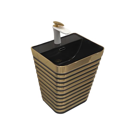 LT-5145-GID-GBL1 black wall-hung-basins