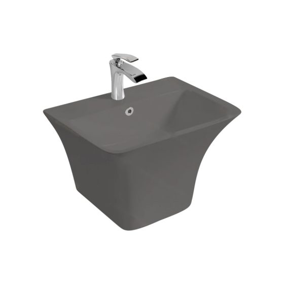 LT-5164-M-DG grey wall-hung-basins