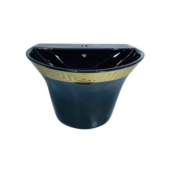 LT-518-GID-BLG1 colored wall-hung-basins