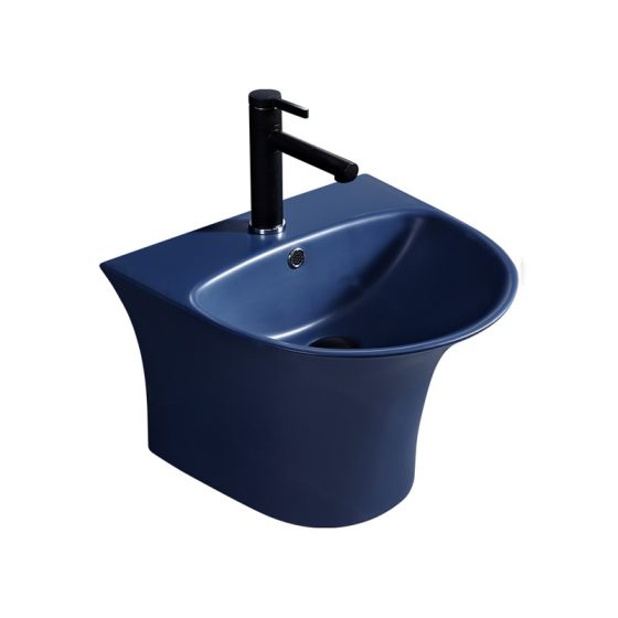 LT-519-M-IB colored wall-hung-basins