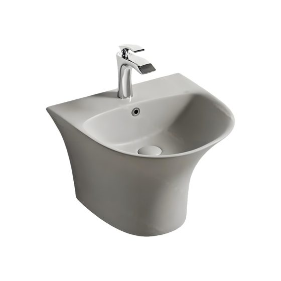 LT-519-M-LG grey wall-hung-basins