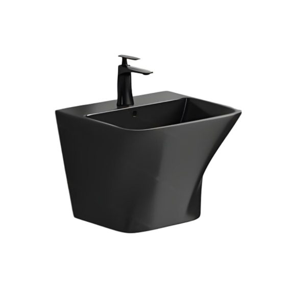 LT-5231-CG-BL black wall-hung-basins