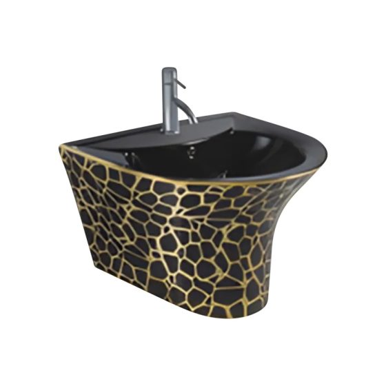 LT-525-GID-BLG black wall-hung-basins
