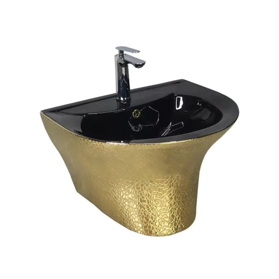 LT-525-HE-GBL2 gold wall-hung-basins