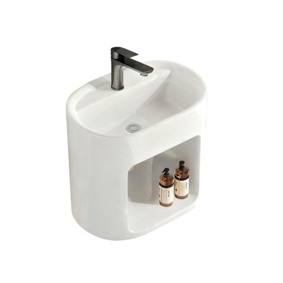 LT-5253 patterned wall-hung-basins