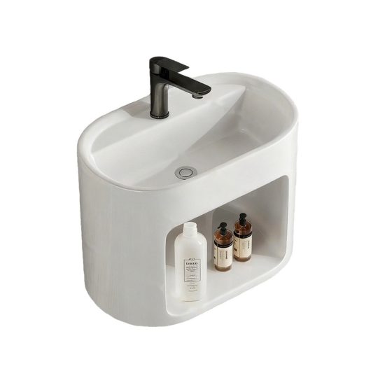 LT-5254 patterned wall-hung-basins