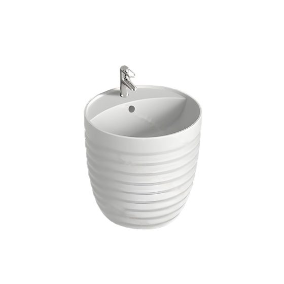 LT-5258 white wall-hung-basins