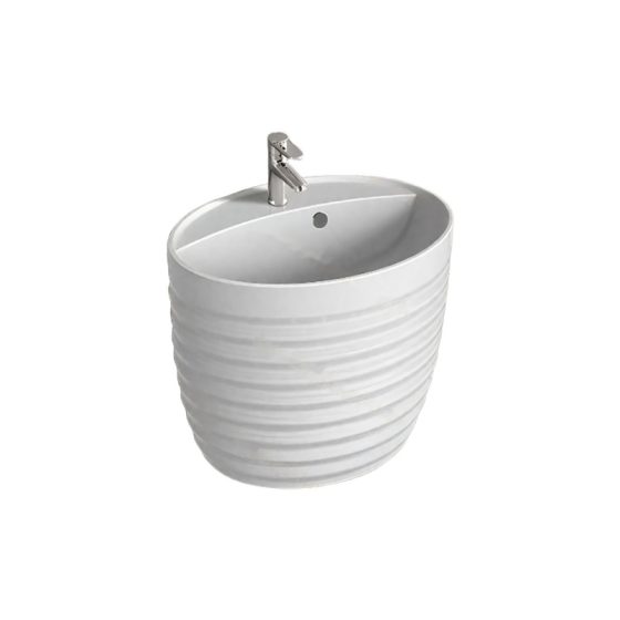 LT-5259 white wall-hung-basins