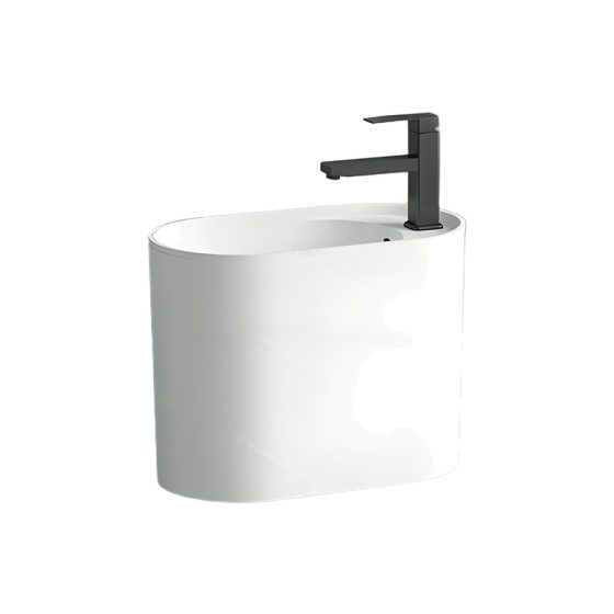 LT-5266 patterned wall-hung-basins