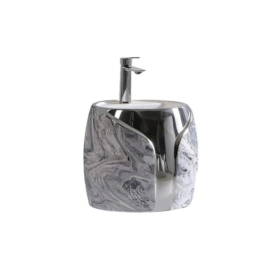 LT-5275-GID-S patterned wall-hung-basins
