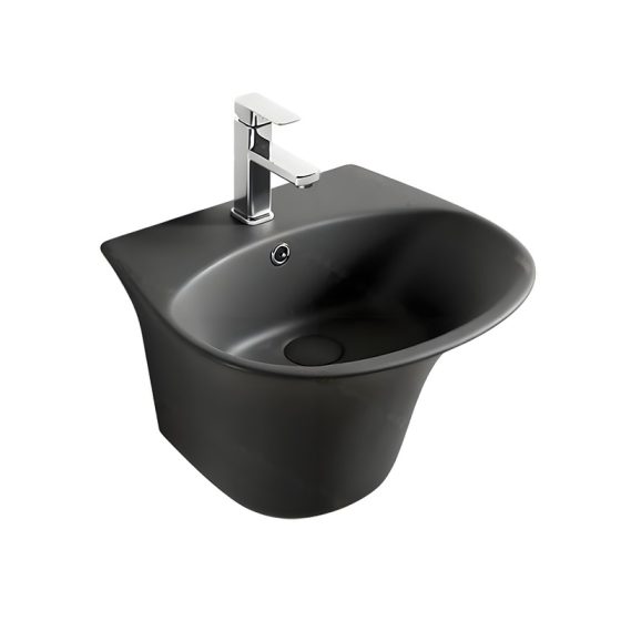 LT-533-M-DG black wall-hung-basins