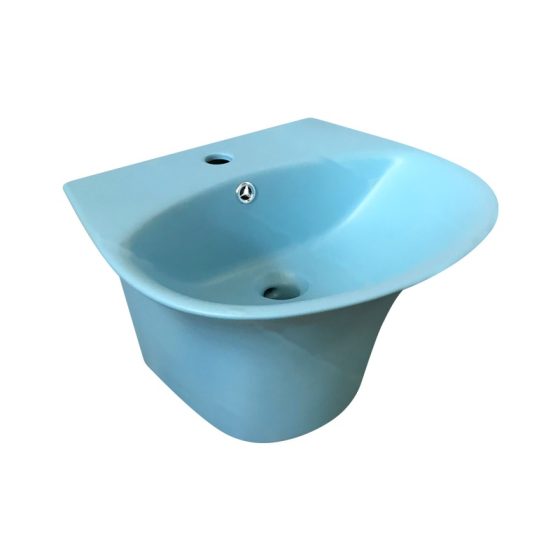 LT-534-M-BU colored wall-hung-basins
