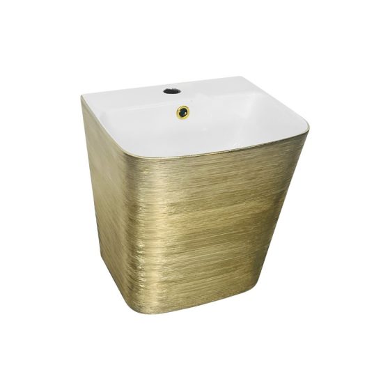 LT-535-BS-PGW gold wall-hung-basins