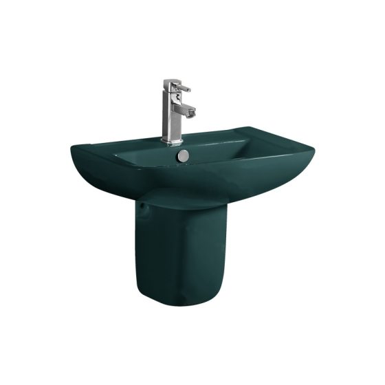 LT-538P-CG-BG colored wall-hung-basins
