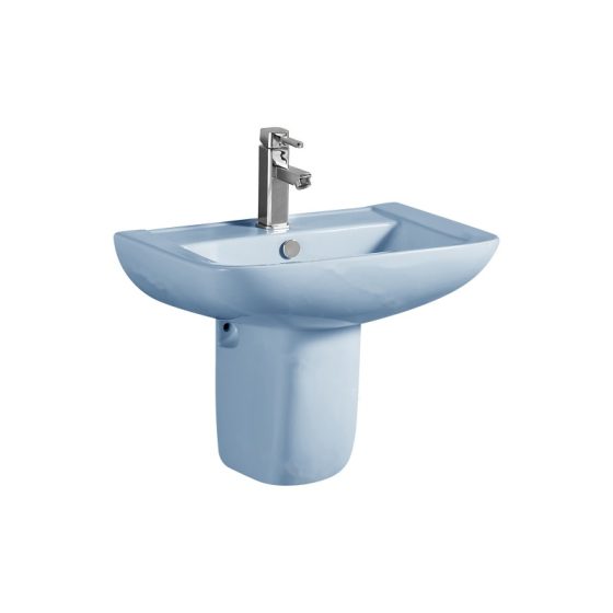 LT-538P-CG-BU patterned wall-hung-basins