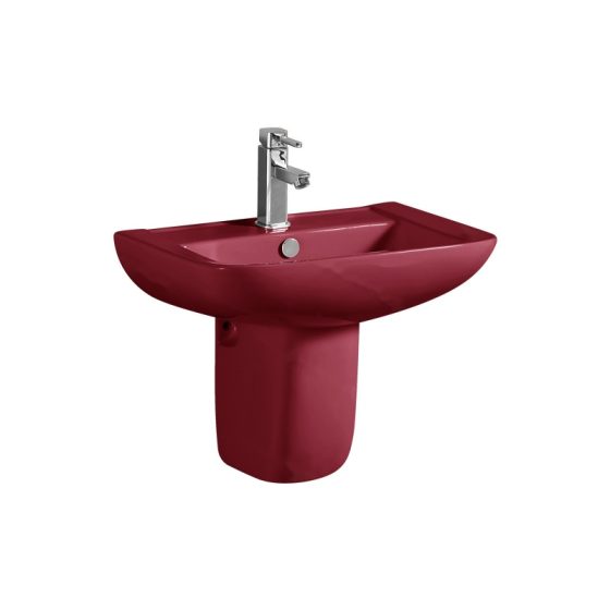 LT-538P-CG-V colored wall-hung-basins