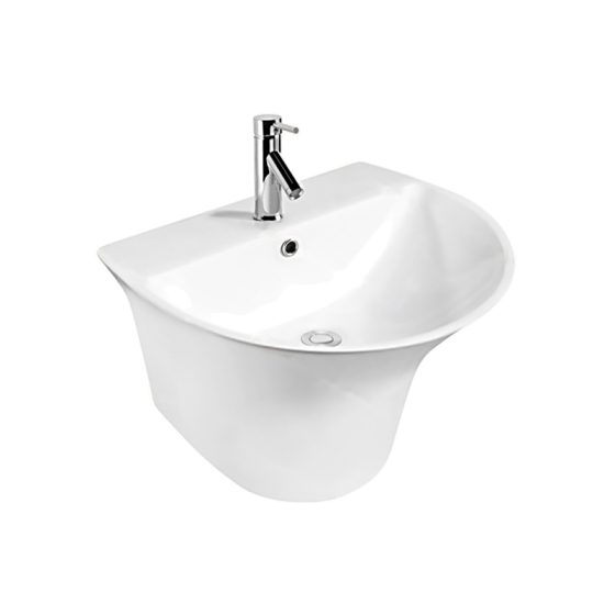 LT-558 white wall-hung-basins