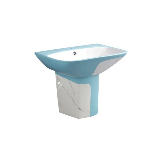 LT-583P-DP-WBU colored wall-hung-basins