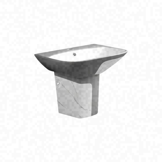 LT-583P-DP-WDG patterned wall-hung-basins