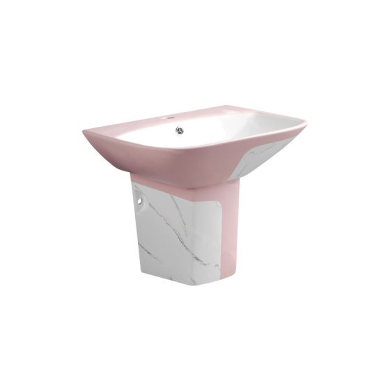LT-583P-DP-WLP patterned wall-hung-basins