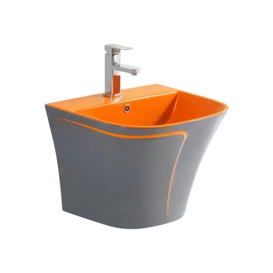 LT-587-CG-DGOL colored wall-hung-basins