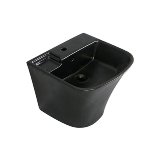 LT-595-CG-BL black wall-hung-basins