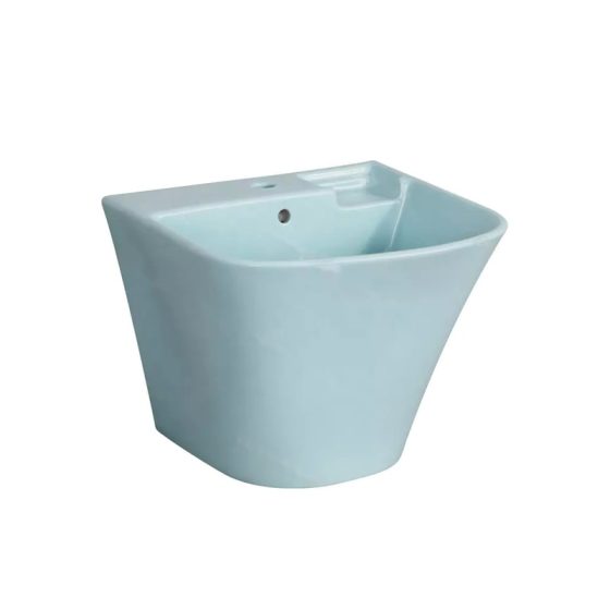LT-595-M-BU patterned wall-hung-basins