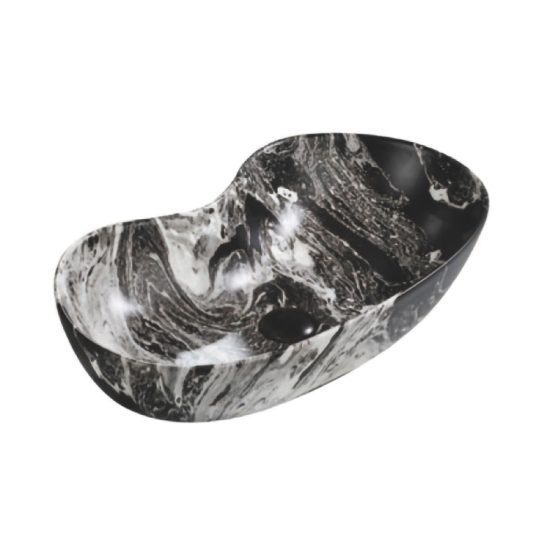 LT-60010-DP-BL patterned art-basins