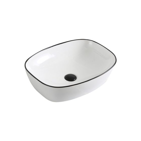 LT-6018-CG-WBLL white art-basins