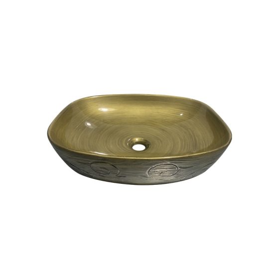 LT-6018-CP-BR gold art-basins