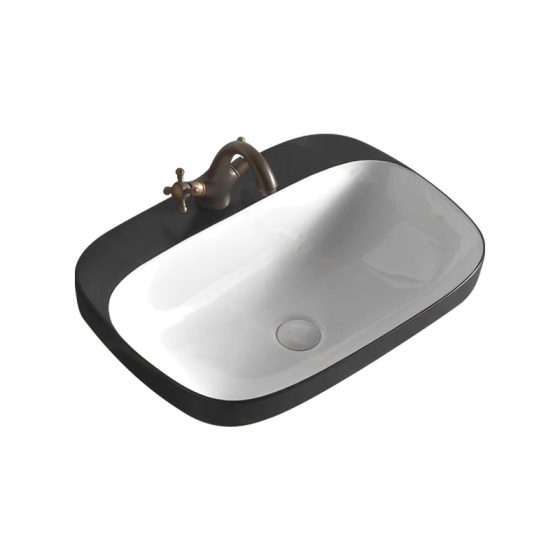 LT-6026-CG-WBL patterned art-basins