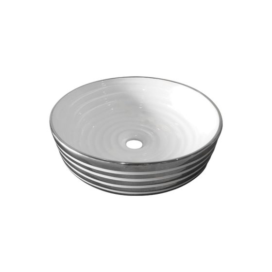 LT-6410-GI-WSG patterned art-basins