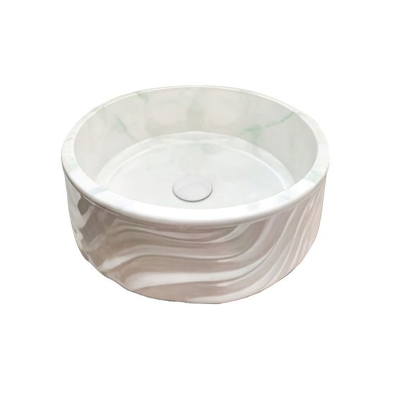 LT-6580-DP-W patterned art-basins