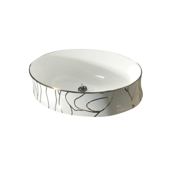 LT-6591-GI-WGD patterned art-basins
