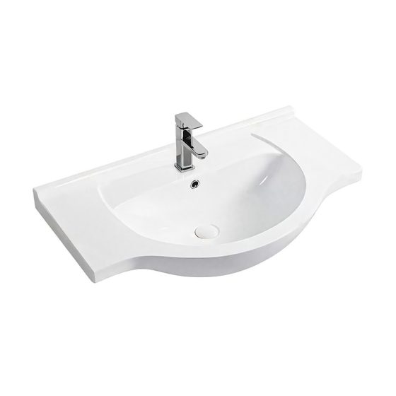 LT-7003 white countertop-basins