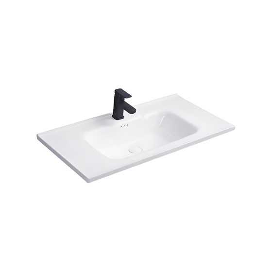 LT-7009 white countertop-basins