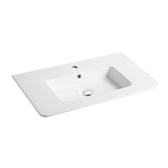 LT-703 white countertop-basins