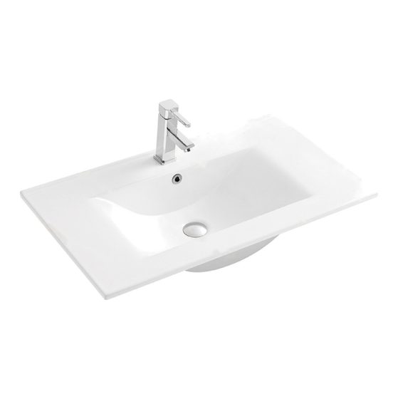 LT-704 white countertop-basins