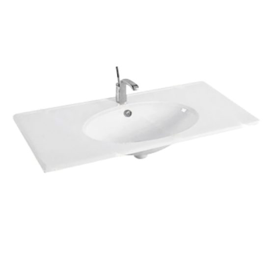 LT-705 white countertop-basins
