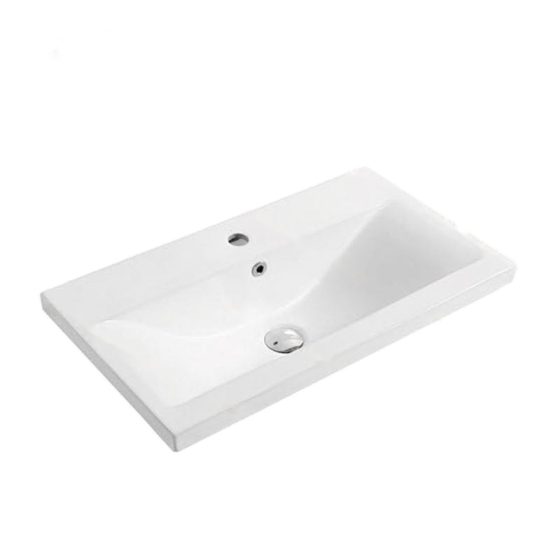 LT-707 white countertop-basins
