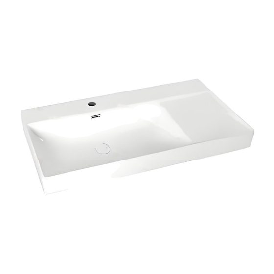 LT-7102R-100 white countertop-basins